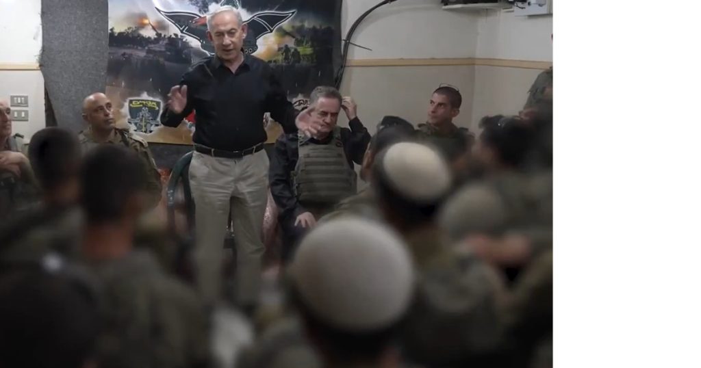 Netanyahu afirmă, din sudul Libanului, că armata sa va rămâne acolo atâta timp cât Hezbollah „amenință Israelul”