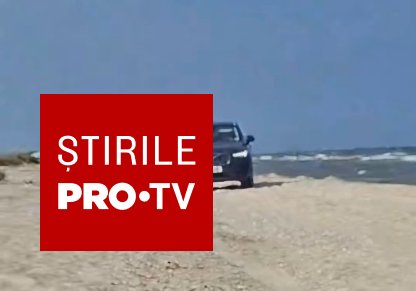 Un șofer a fost filmat în timp ce intră cu maşina pe plaja din Vadu. Ce amendă a primit. VIDEO