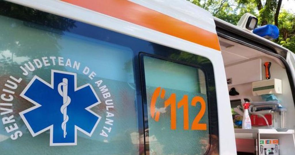 O femeie a ajuns la spital după un accident rutier în lanț pe DN14, în județul Sibiu!