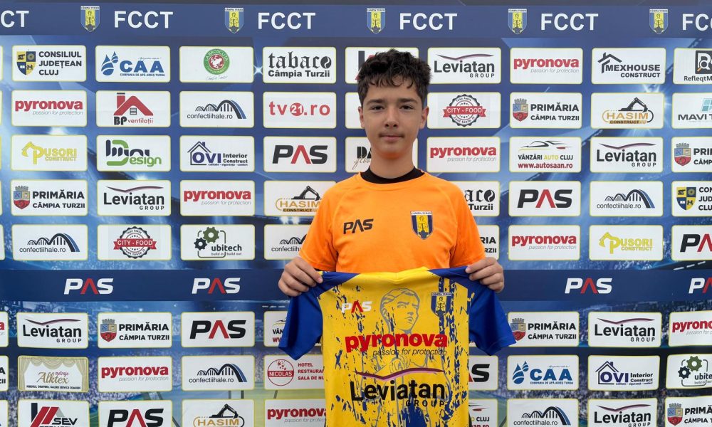 Gabriel Andrei Sentonoi revine „acasă”! FC Câmpia Turzii își întărește lotul U15 cu un nou transfer