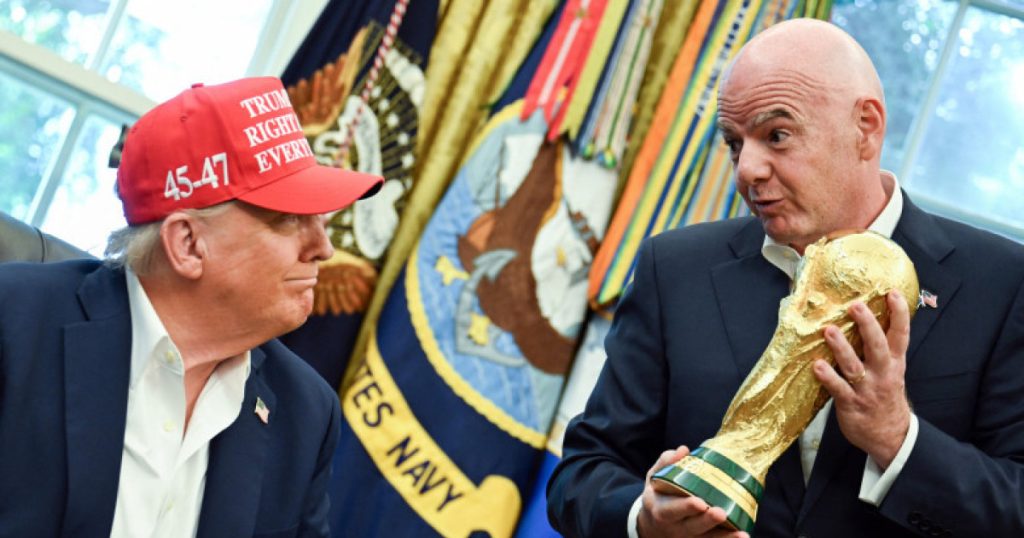 Donald Trump vrea ca Gianni Infantino să devină următorul secretar general al ONU