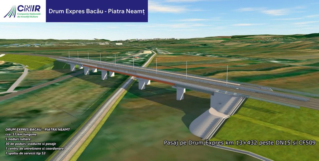 Drumul Expres Bacău – Piatra Neamț. CNIR a primit 14 oferte la contractul de supervizare, cu o valoare de aproape 90 milioane de lei