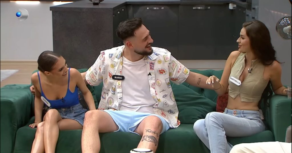 Mario joacă la două capete cu Diana și Raffaella: „Îmi place de tine!”. Aflați cum reacționează Andreea în ediția din „Casa iubirii” de joi, 23 iulie, de la orele 10:0 și 16:30, la Kanal D