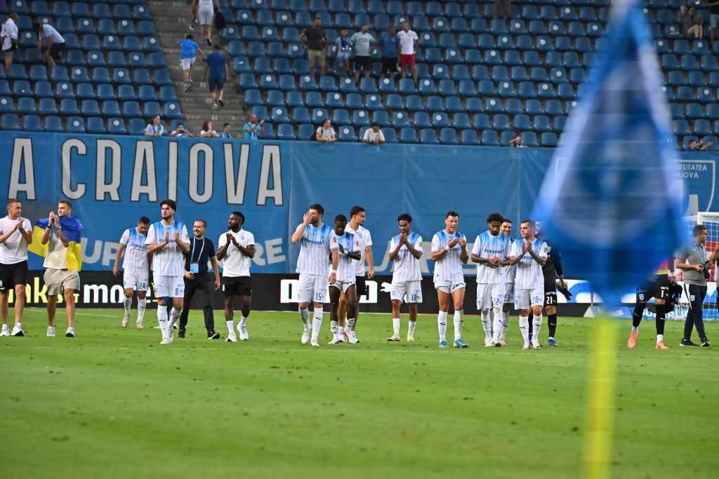 Universitatea Craiova, învinsă de Levski Sofia în manșa întâi a turului al doilea preliminar al Ligii Campionilor