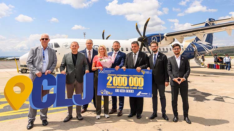Aeroportul Internațional Avram Iancu Cluj a sărbătorit 2 milioane de pasageri în 2026