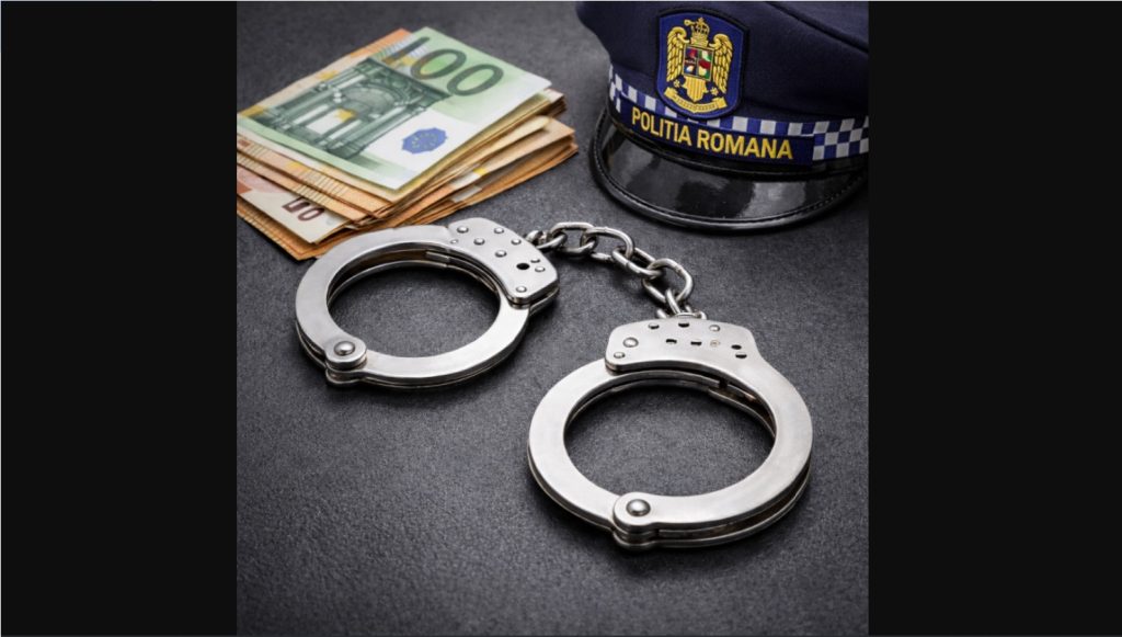 Ofițer de poliție reținut de DNA pentru luare de mită