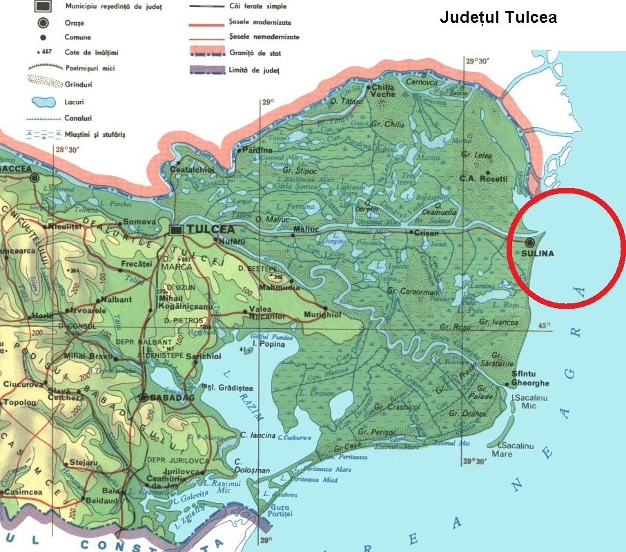 RO-Alert la Tulcea în urma unor „semnale intermitente la Est de Sulina”