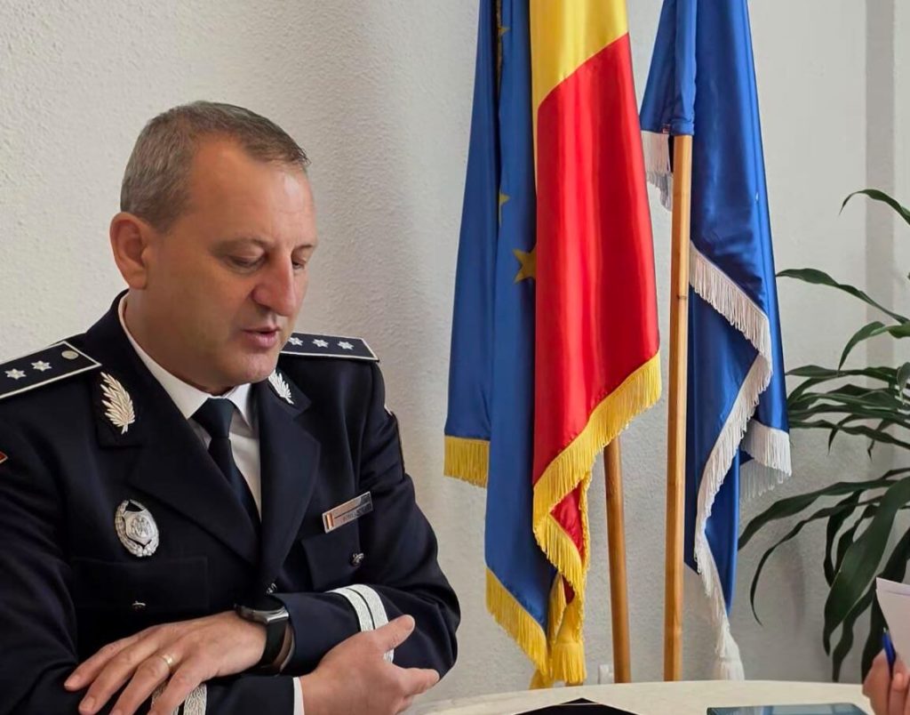 Conferință de presă la sediul Inspectoratului de Poliție Județean Harghita