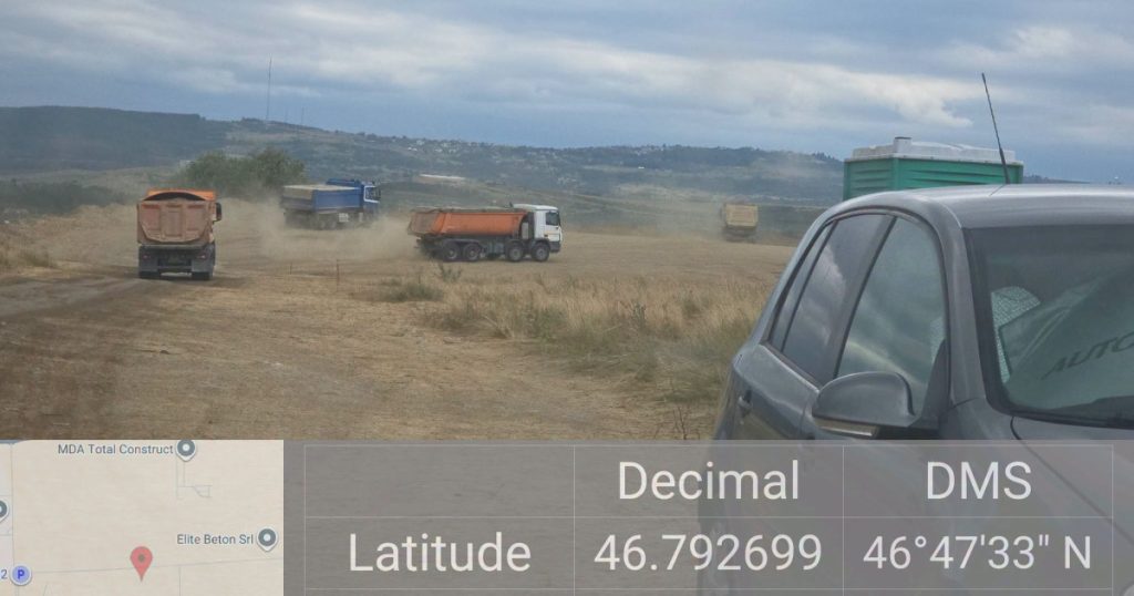 Garda de Mediu a descoperit al cincilea depozit ilegal de material excavat în judeţul Cluj. Amenda aplicată