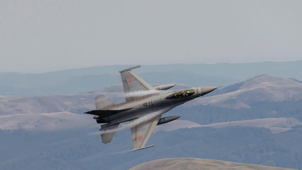 Dronă care survola spațiul aerian românesc, doborâtă de un pilot român
