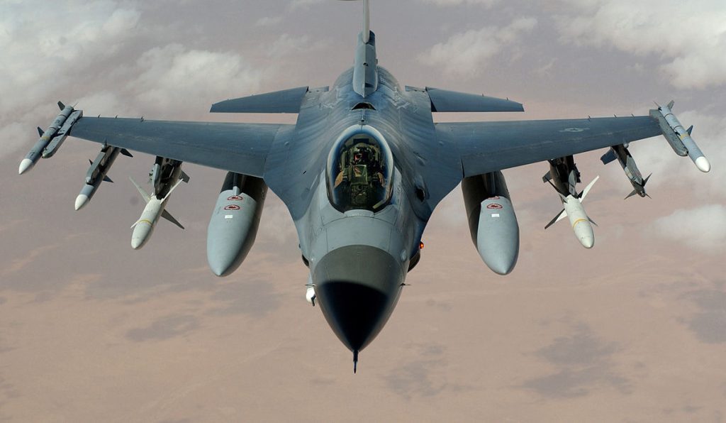 A doua dronă, doborâtă în mai puțin de 24 de ore de același pilot român de F-16. Incidentul a avut loc lângă Sfântu Gheorghe, în Delta Dunării