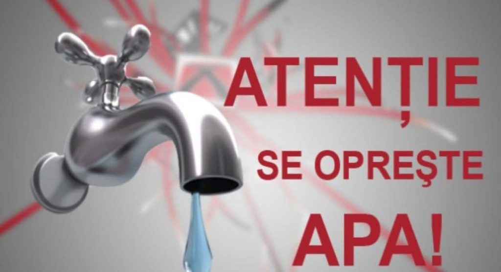 Compania de Apă anunță o întrerupere majoră: apa va fi oprită în Târgoviște și șase comune începând cu ora 23:00.