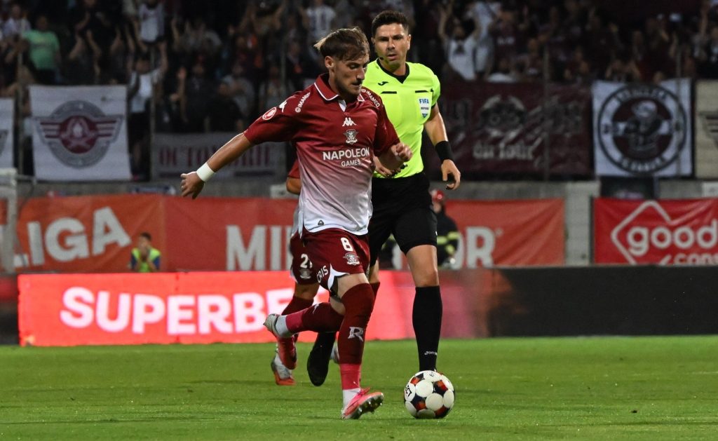 Ce a spus Grameni după cea mai controversată fază din Botoșani - Rapid 1-1