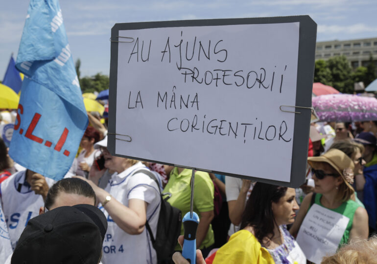 După greva din Sănătate ar putea urma cea din Educație. Sindicaliștii sunt primiți astăzi la Cotroceni