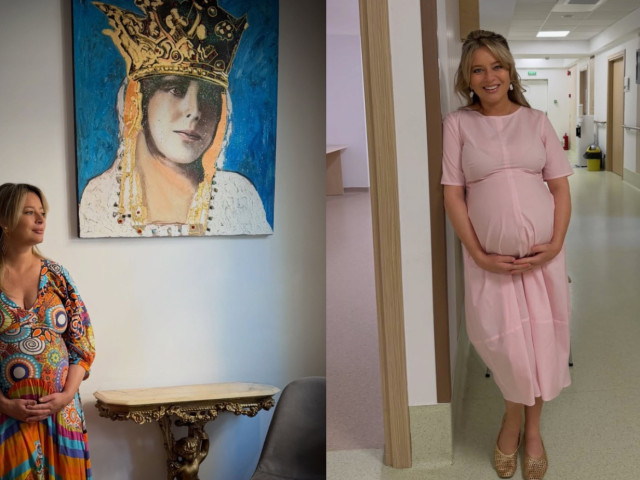 Laura Cosoi a ajuns la maternitate și se pregătește să nască a cincea fetiță