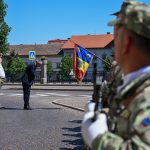 Iașul marchează Ziua Imnului Național printr-o ceremonie militară în Piața Tricolorului