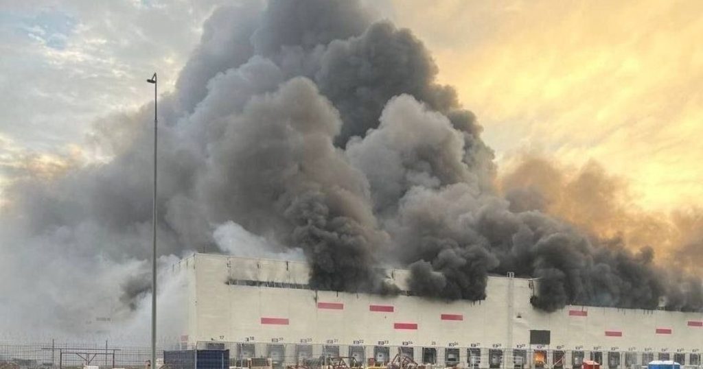 Incendiu la instalațiile industriale din orașul rus Riazan, după un atac cu drone