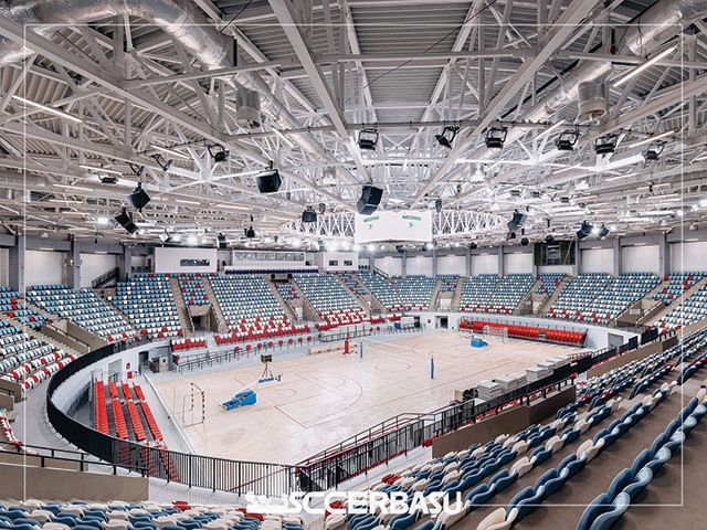 Noua sală polivalentă din Tulcea, o investiţie de 124 milioane de lei, la final cu construcţia. Primul eveniment, competiţia internaţională FIBA U18 Women’s EuroBasket 2026 – Divizia B