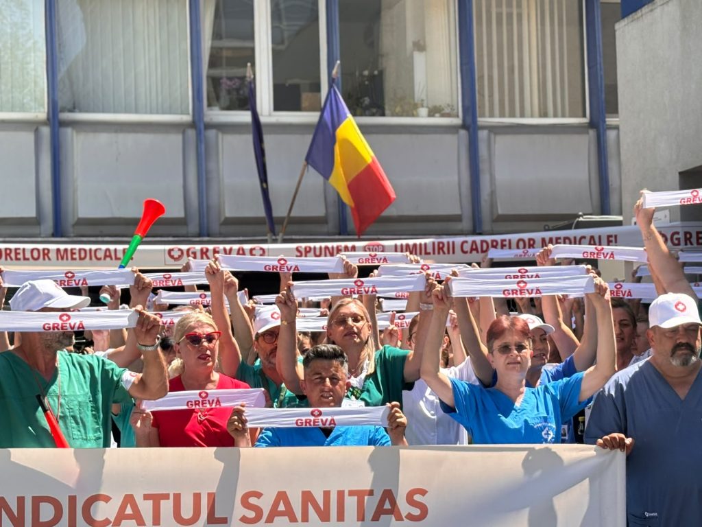 Greva în Sănătate a ajuns în a treia zi. Spitalele asigură doar urgențele, iar sindicaliștii amenință cu proteste masive la București