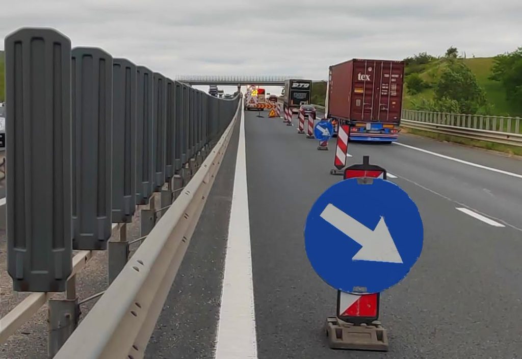Trafic restricționat pe autostrada A1, în județul Timiș / Lucrări de reparații între nodurile rutiere Traian Vuia și Margina pe ambele sensuri