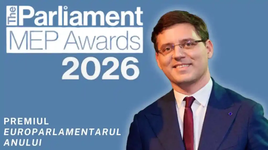 FOTO | Victor Negrescu, vicepreședinte al Parlamentului European, distins cu Premiul pentru Excelență în Guvernanță și Colaborare la nivelul UE