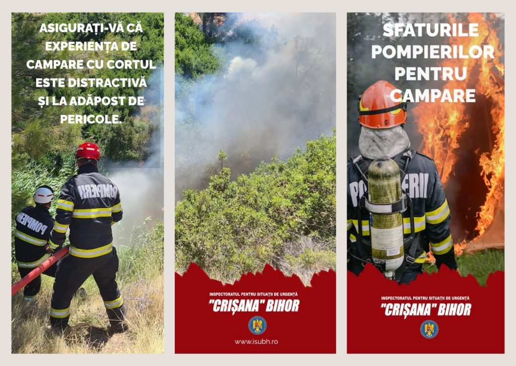 Recomandările pompierilor pentru un camping în siguranță / Evitați camparea în văi și sub copaci înalți, urmăriți avertizările meteo