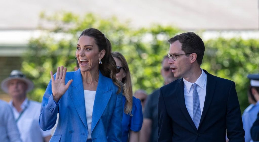 Apariție-surpriză a Prințesei Kate la Wimbledon. Publicul a primit-o cu ovații