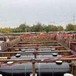 FOTO Bucureștiul se apără de inundații și construiește trei bazine uriașe de retenție a apelor pluviale