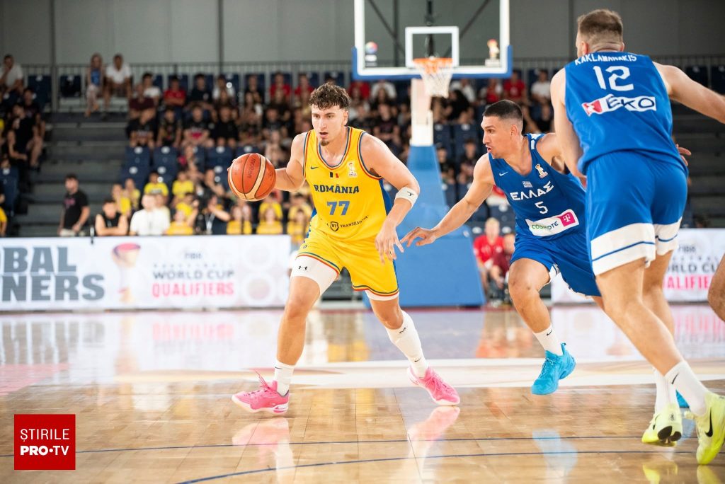 Victorie istorică în preliminariile CM 2027. România a învins Grecia la baschet masculin, pentru prima dată după 51 de ani
