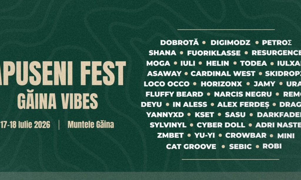 17-18 iulie: Prima ediție a festivalului Apuseni Fest - Găina Vibes, dedicat pasionaților de muzică eletronică, pe Muntele Găina