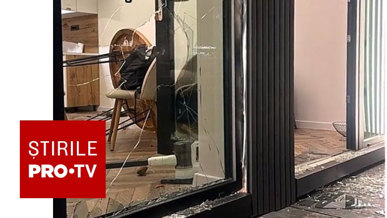Scandal în Dâmboviţa. Un turist beat a provocat distrugeri de 20.000 de lei la pensiunea unde era cazat. VIDEO