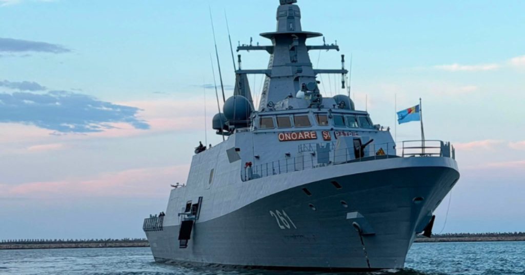 România a primit prima corvetă nouă în ultimii 35 de ani, construită în Turcia. Miruță: „E un lucru fantastic pentru Armată”