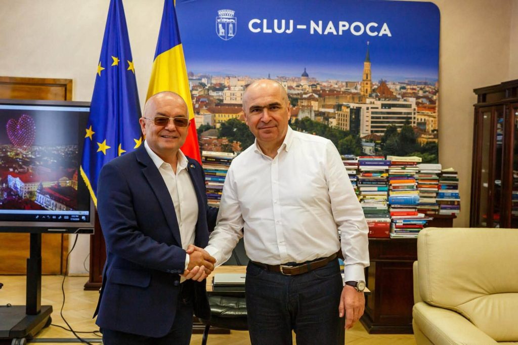 Emil Boc s-a întâlnit cu premierul Ilie Bolojan. Discuții despre proiectele PNRR și prioritățile administrative