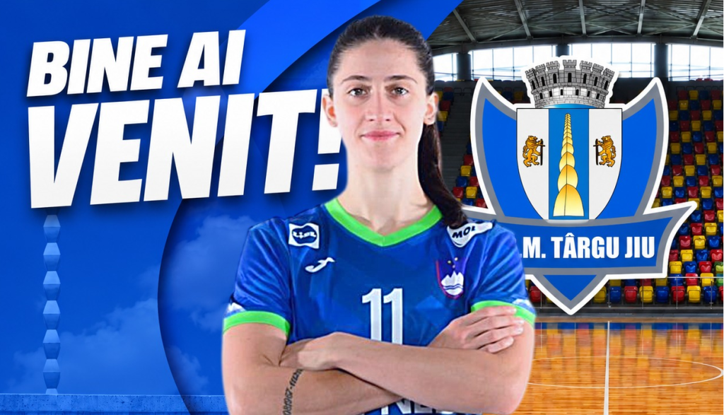 Slovena Ema Hrvatin, noul inter stânga de la CSM Târgu Jiu