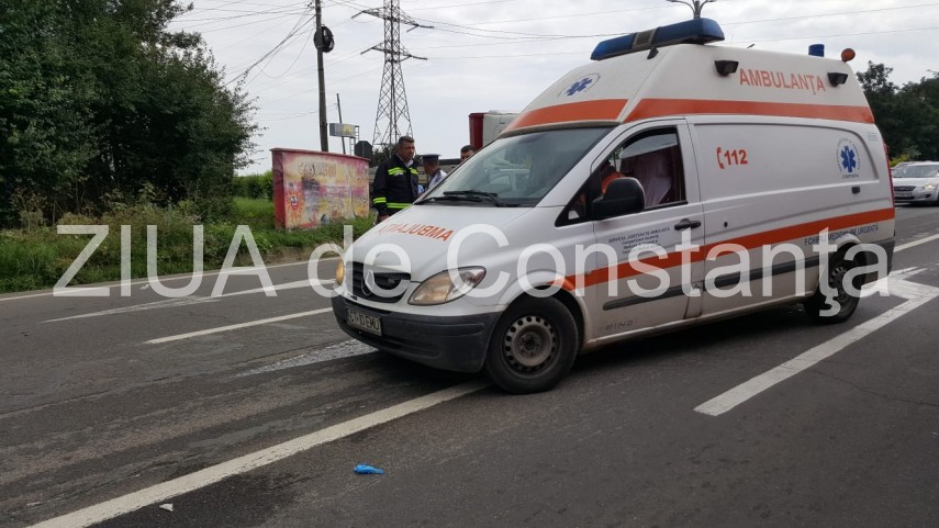 Accident rutier in Statiunea Olimp, judetul Constanta
