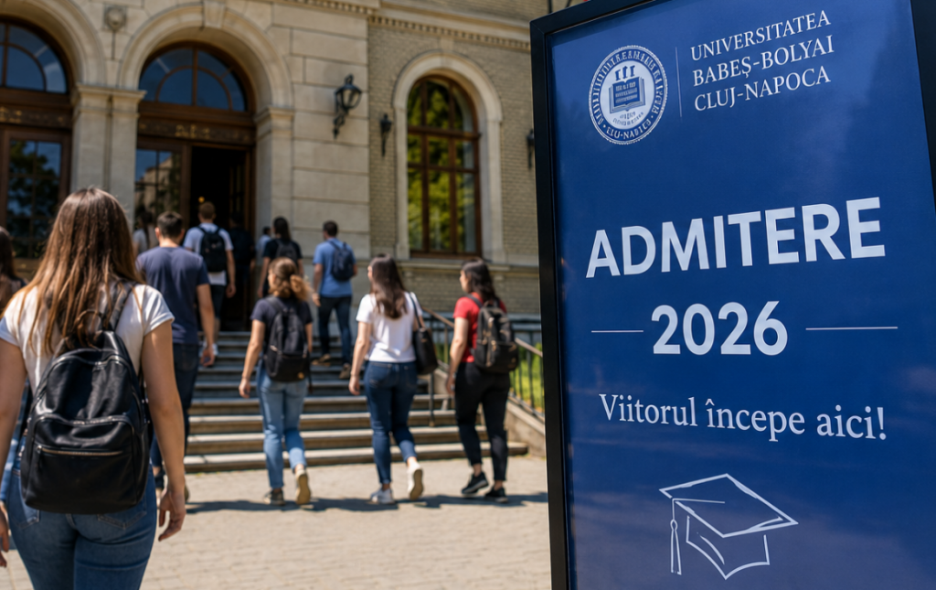 UBB Cluj a dat azi startul admiterii 2026: peste 15.000 de locuri la 500 de programe de studii disponibile. Unde se așteaptă o concurență uriașă