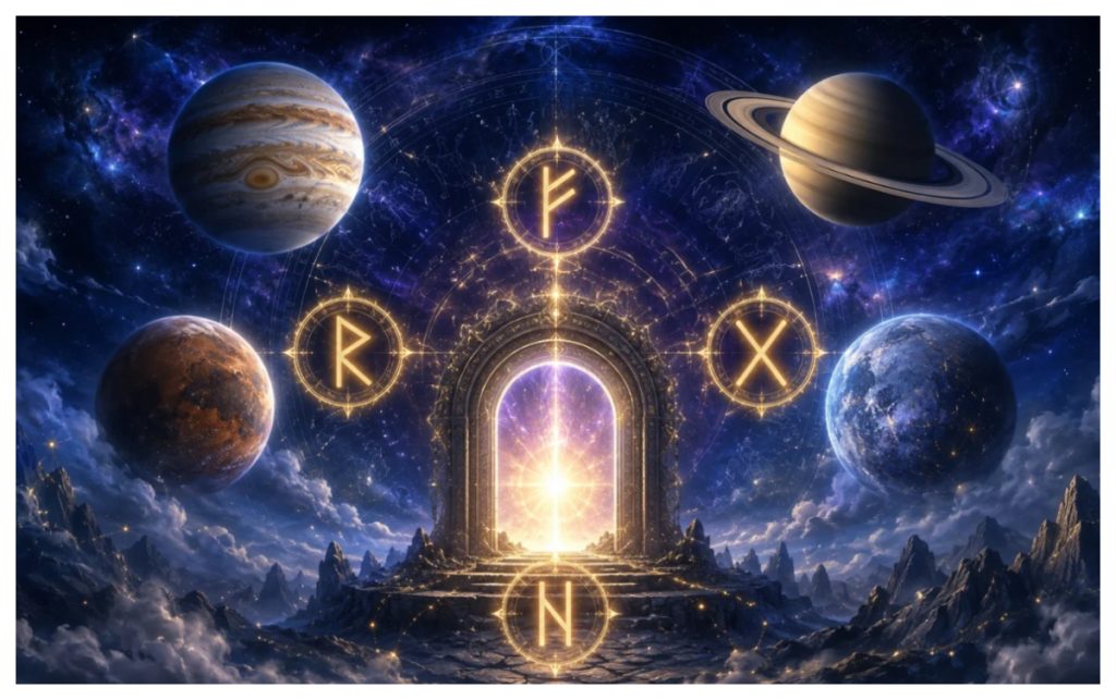 Configurație astrologică rară. Cele mai puternice planete deschid portalul 4:4:4:4 din 15 iulie 2026. Ce rune sunt asociate evenimentului și care este mesajul lor de putere pentru fiecare zodie