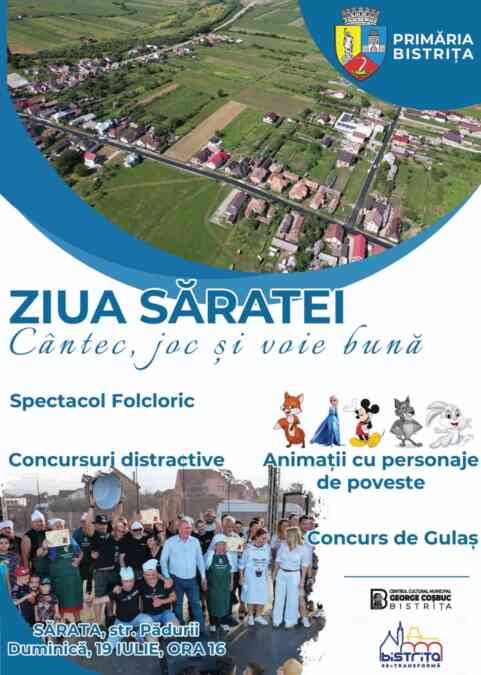 Spectacol folcloric și concurs de gulaș la „Ziua Săratei”