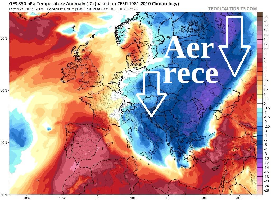 Vreme extremă în România! AER POLAR în iulie, furtuni puternice și temperaturi în scădere accentuată