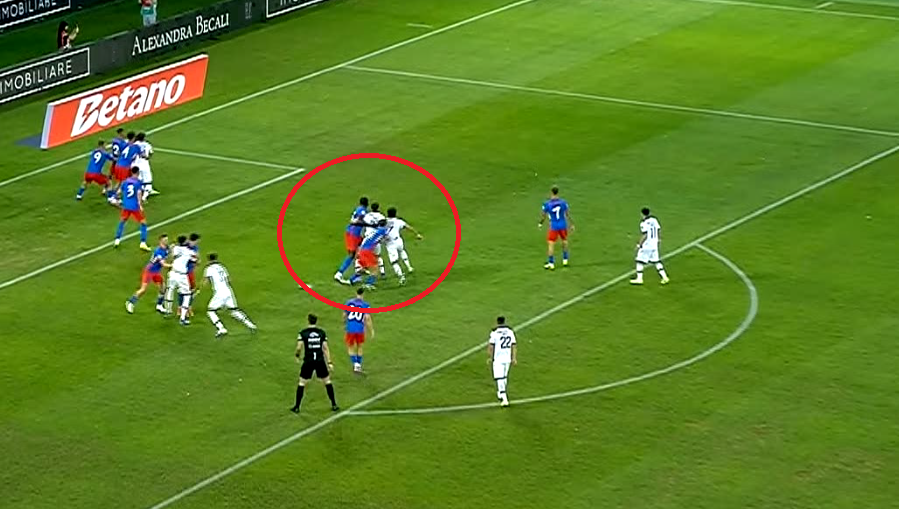 „A fost tras!” Mario Tudose crede că FC Argeș trebuia să primească un penalty cu FCSB!
