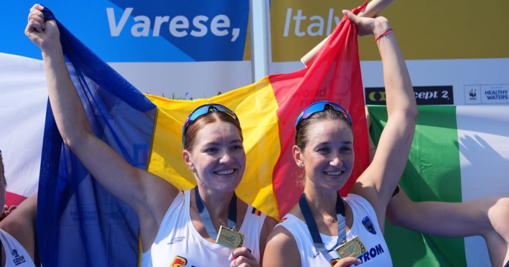 Aur pentru România la Campionatele Europene de Canotaj: echipajele feminin și masculin de dublu rame s-au impus la Varese