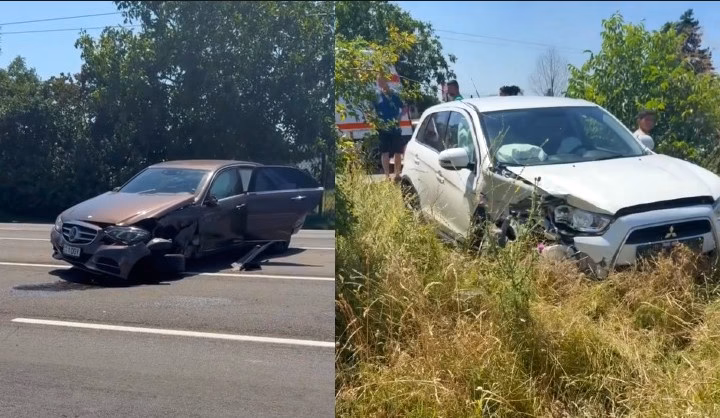 Accident pe DN1, zona Băicoi. O femeie a fost rănită