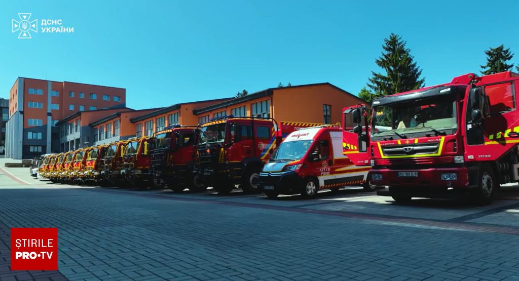 Pentru prima dată, Ucraina participă la intervențiile UE împotriva incendiilor. 70 de pompieri au plecat în Franța