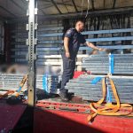 Doi cetățeni străini depistați ascunși într-o semiremorcă, în cadrul acțiunii „SUMMER MIGRATION 4”