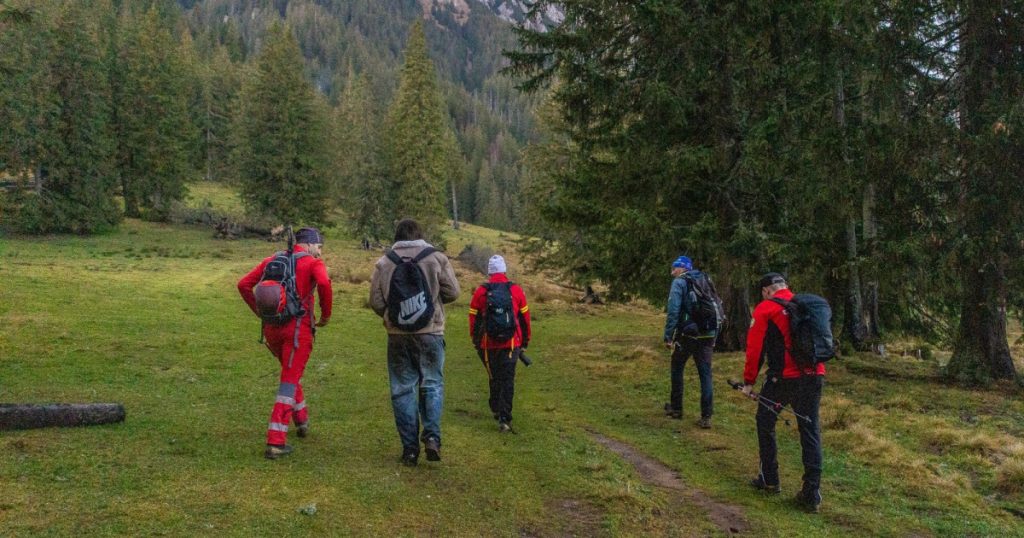 Salvamontiştii din Sibiu au intervenit pentru a salva un parapantist blocat într-un copac în Munţii Făgăraş