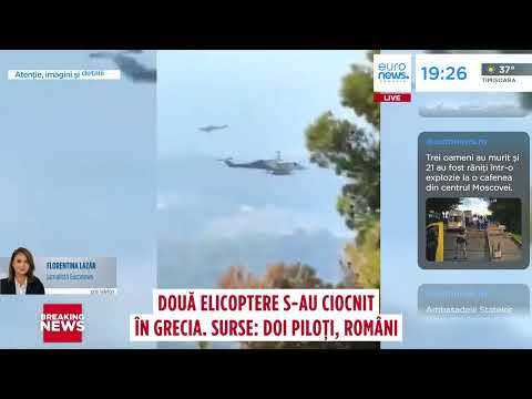 Surse: Doi români, piloți în elicopterele de pompieri prăbușite în Grecia
