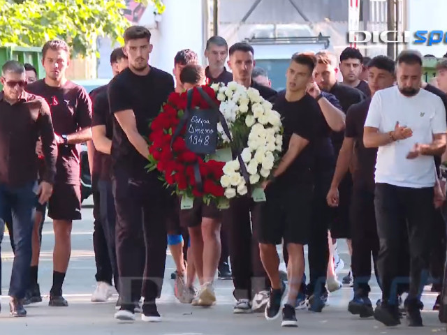 Dinamo, omagiu pentru Constantin Covaciu la priveghi. Alex Dobre a fost și el prezent