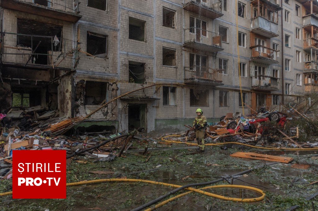 Cel puțin 15 morți la Kiev în atacuri ruse. Ucraina a doborât 115 drone, dar nu a interceptat nicio rachetă
