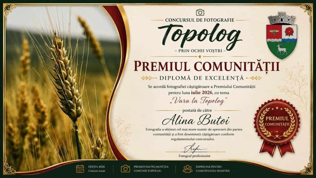 Primele cadre alese pentru Calendarul 2027: Rezultate concurs foto Topolog