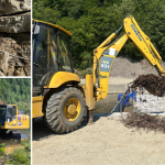 Înainte ca deșeurile din construcții să fie acoperite de apă - Zona Coada Lacului Leșu a fost igienizată